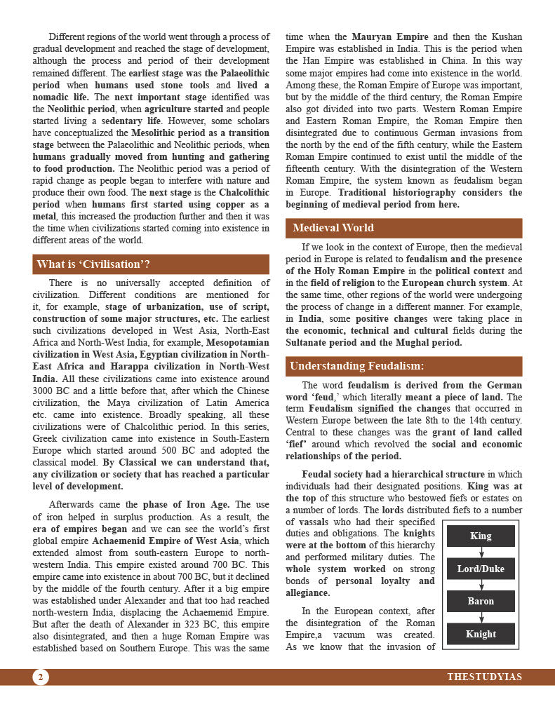 World History (English) Basic Foundation Book