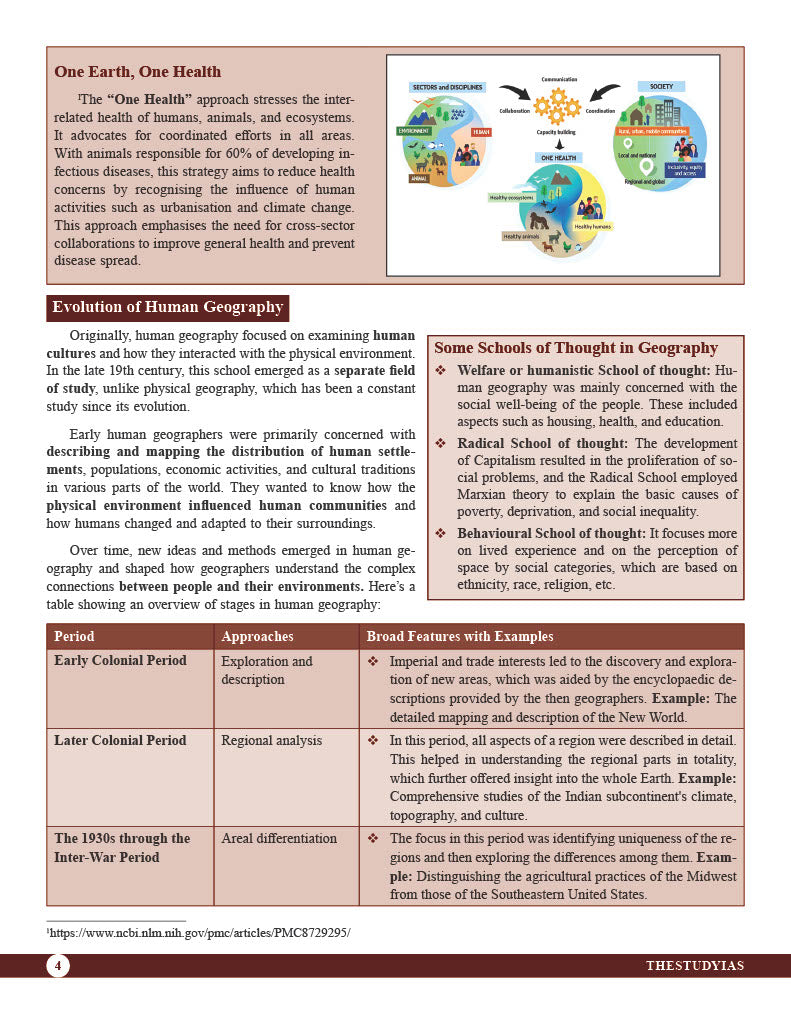Human Geography (English) Advance Foundation Book