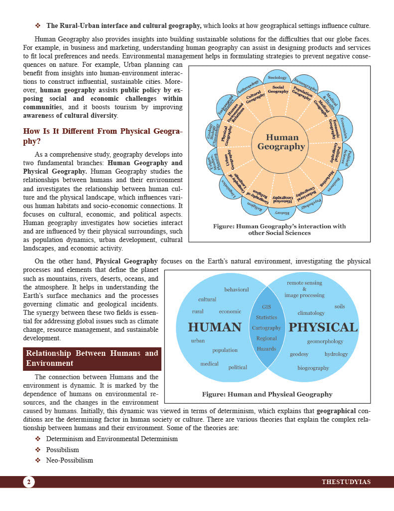 Human Geography (English) Advance Foundation Book