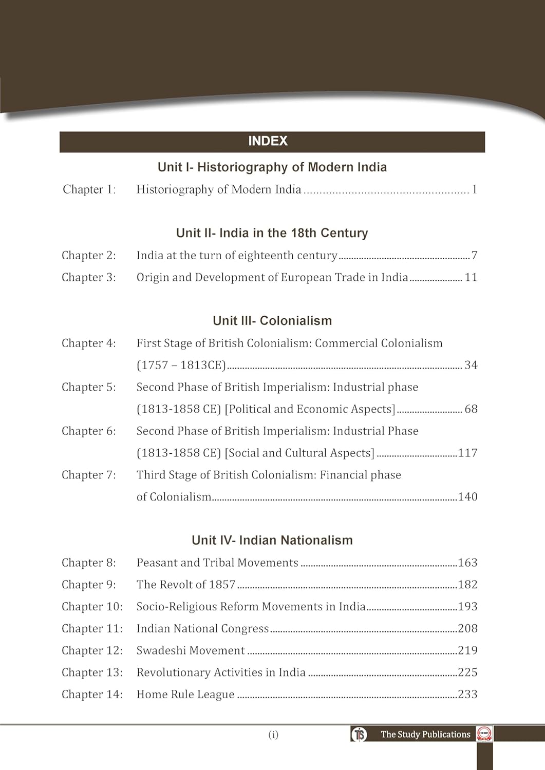 Modern India (English) Optional Book