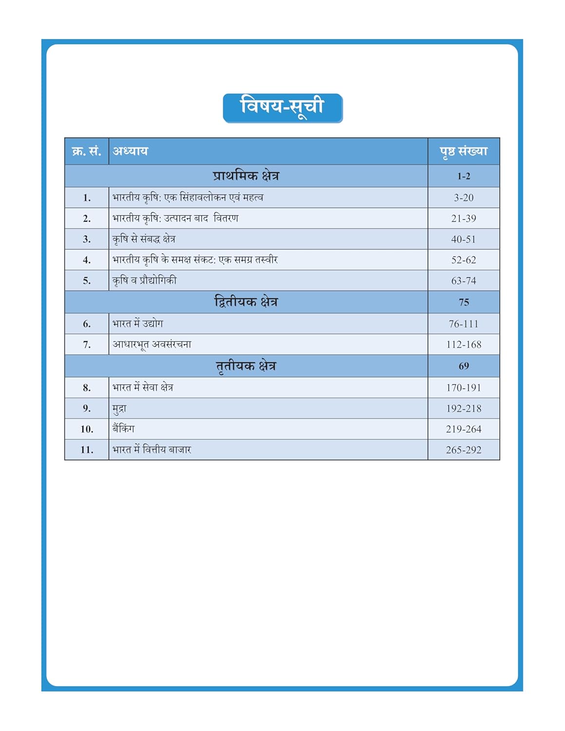 Sector of Economy Book (Hindi) Advance Foundation
