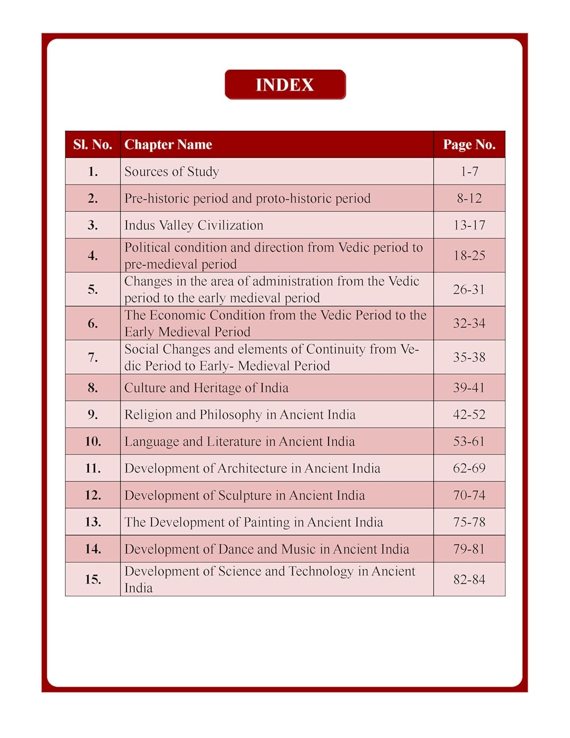 Ancient India History and Culture Book (English) Advance Foundation