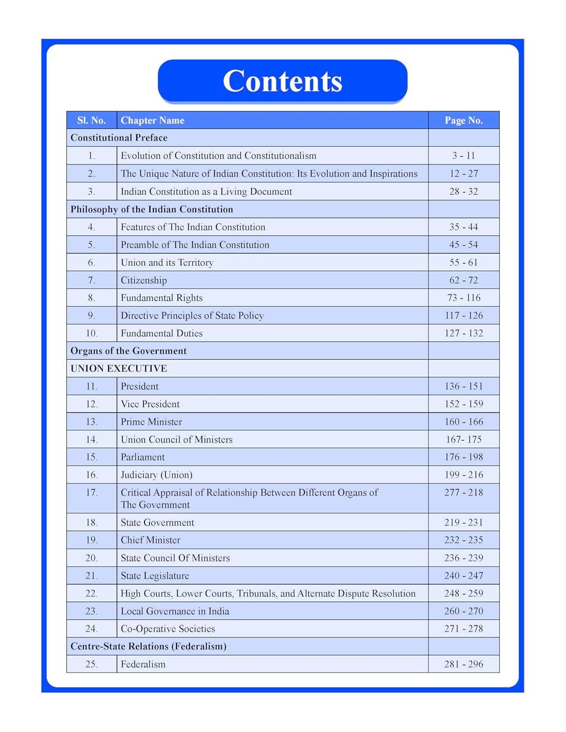 Indian Polity And Constitution Book (English) Advance Foundation