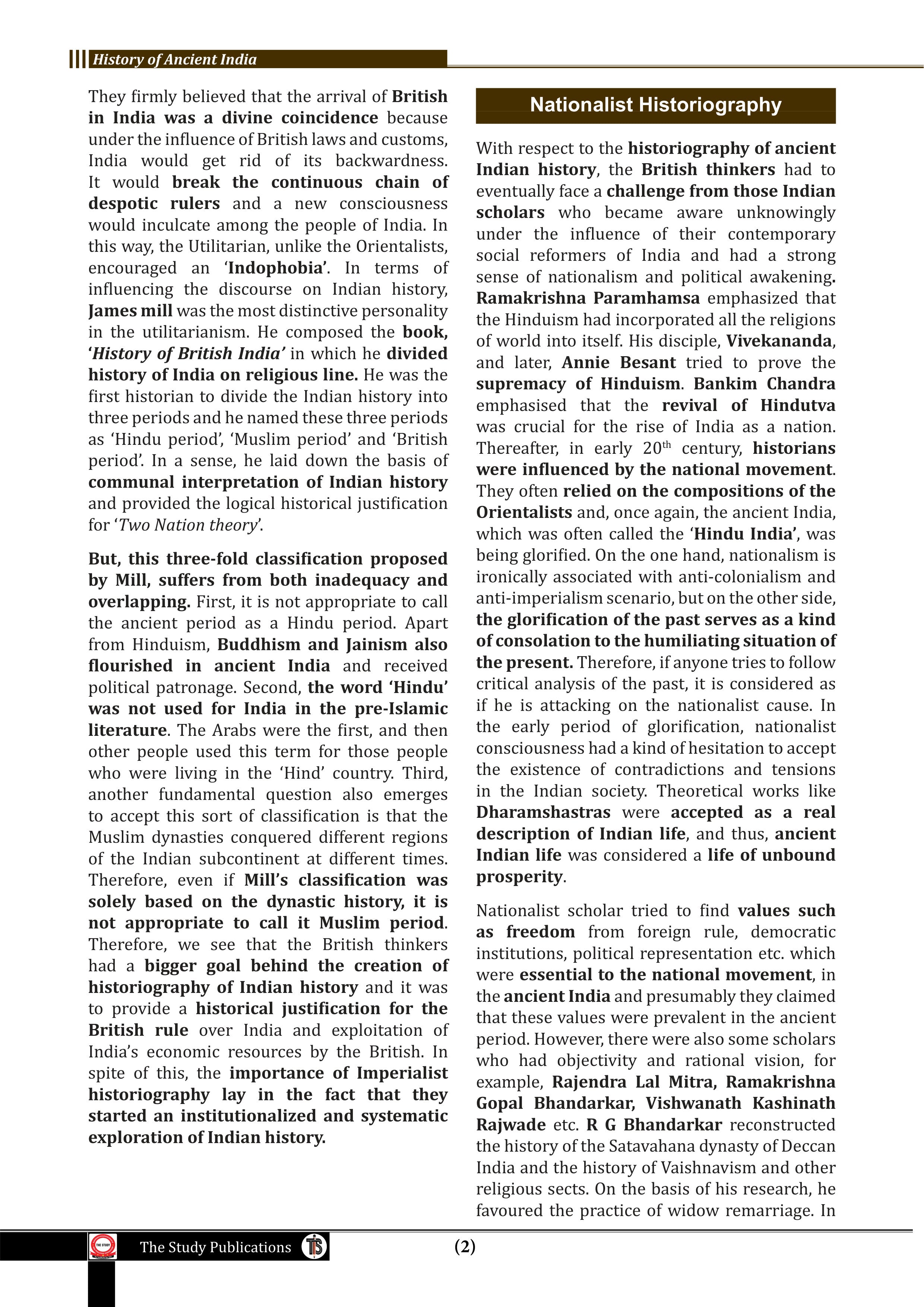 Ancient India (English) Optional Book