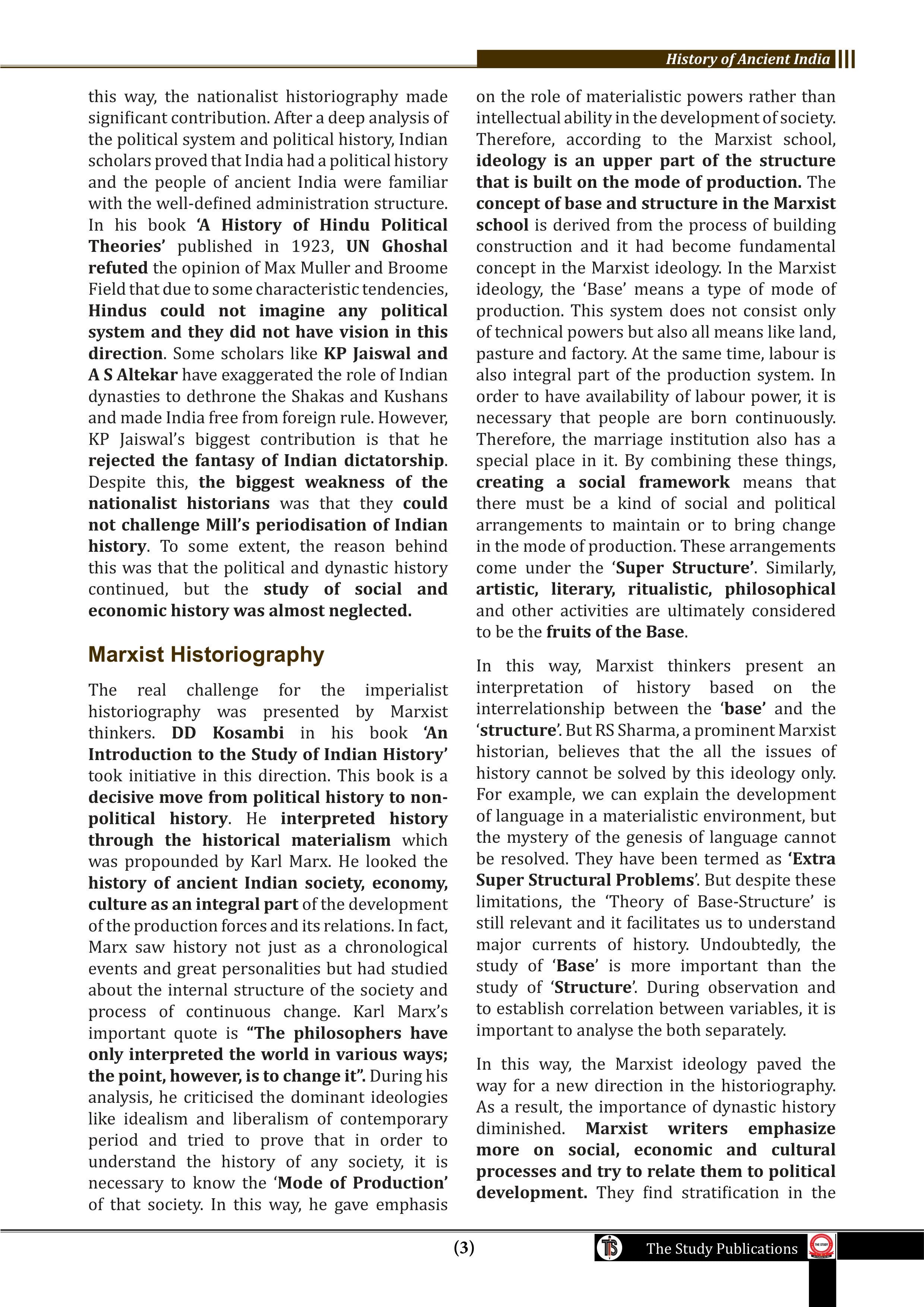 Ancient India (English) Optional Book