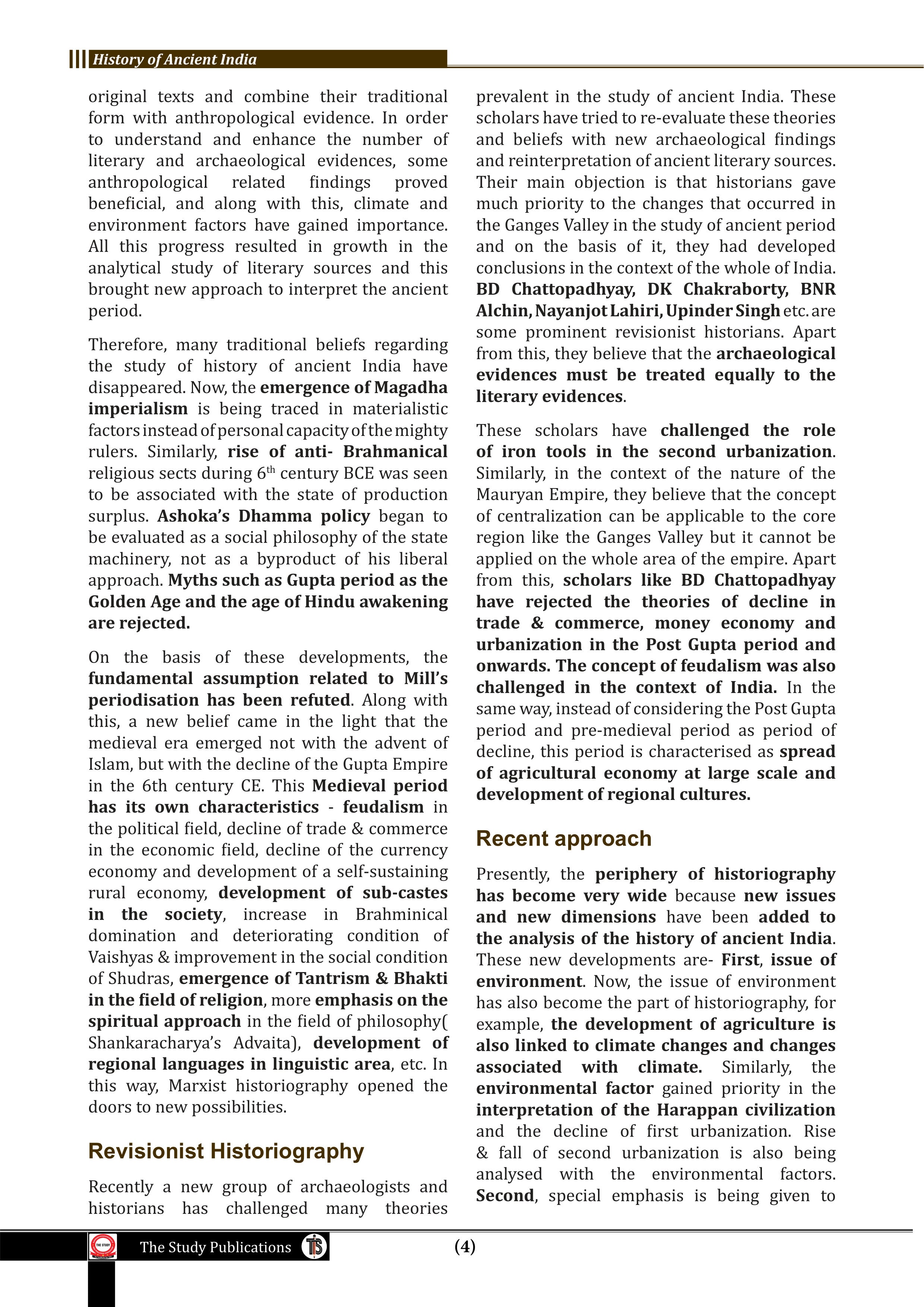 Ancient India (English) Optional Book