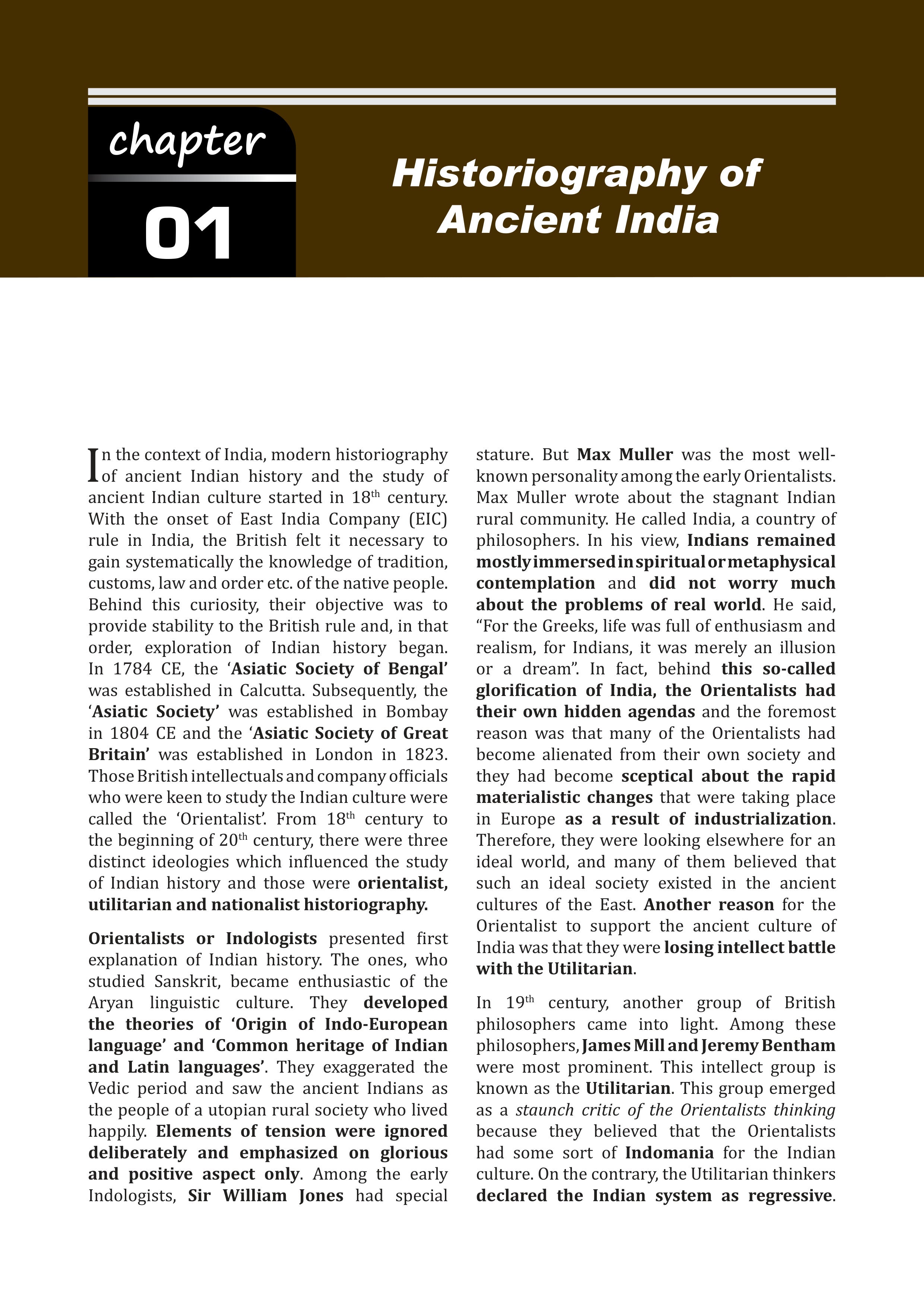 Ancient India (English) Optional Book