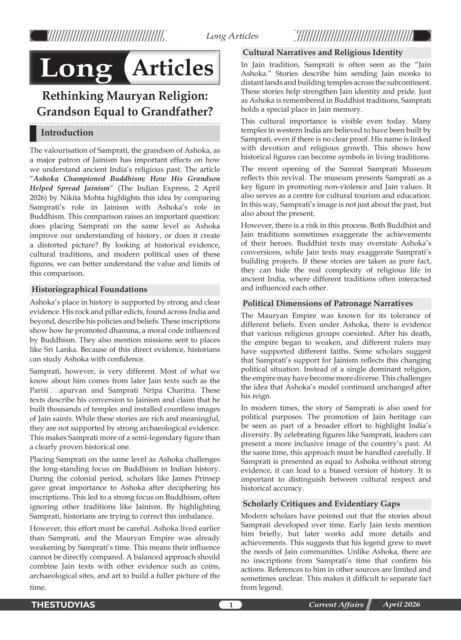 April 2026 Monthly Magazine (English)
