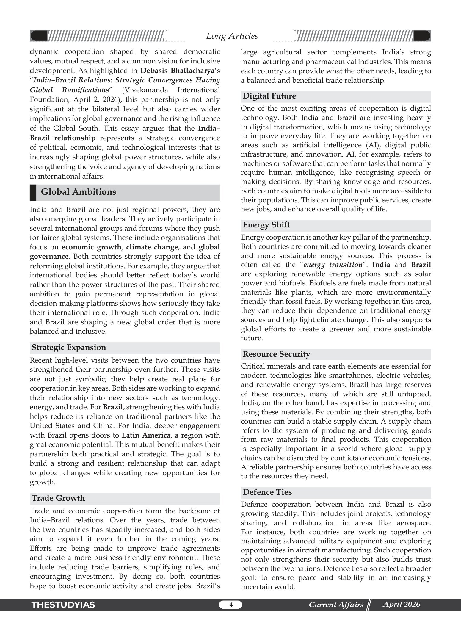April 2026 Monthly Magazine (English)
