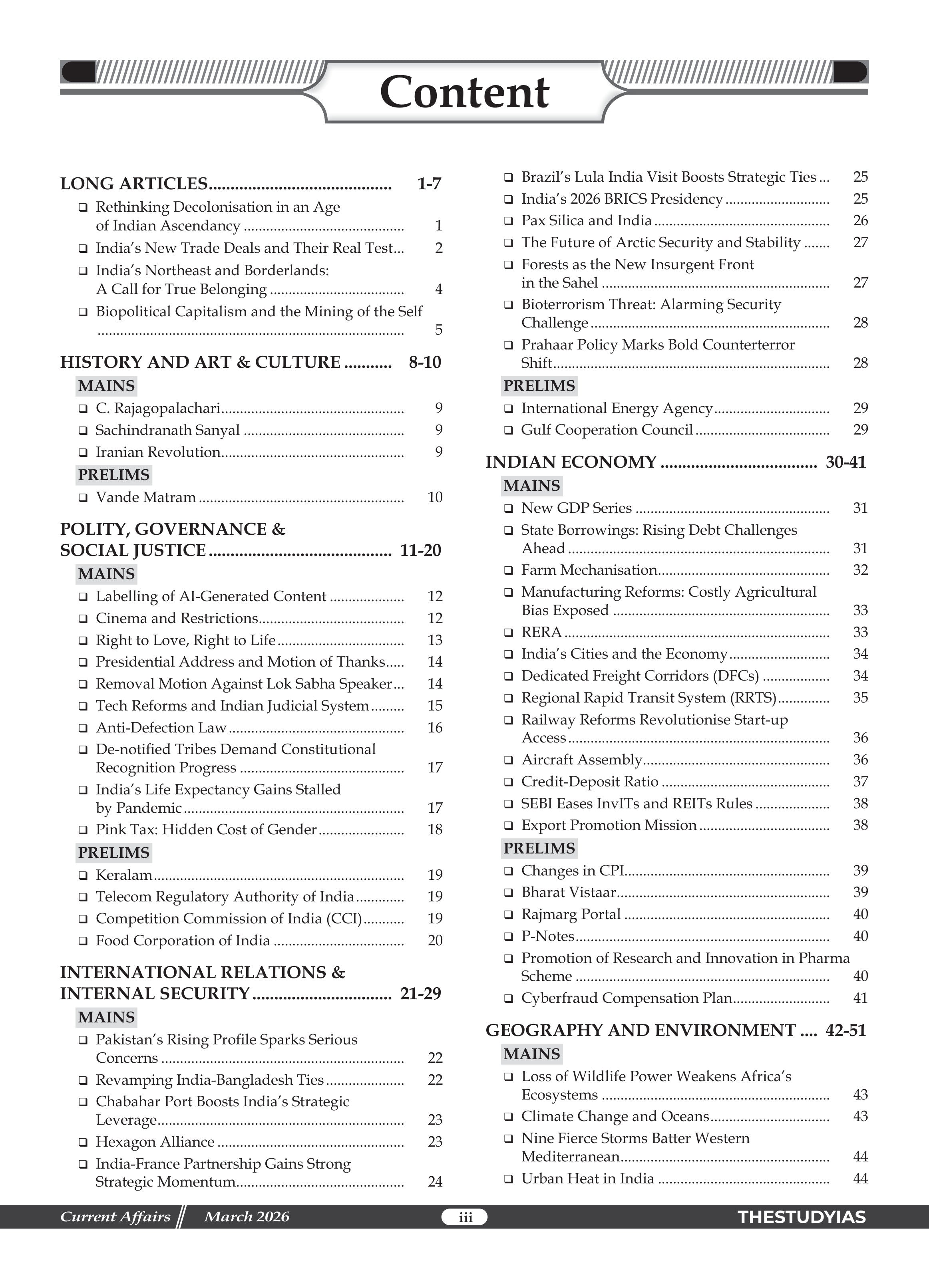 March 2026 Monthly Magazine (English)
