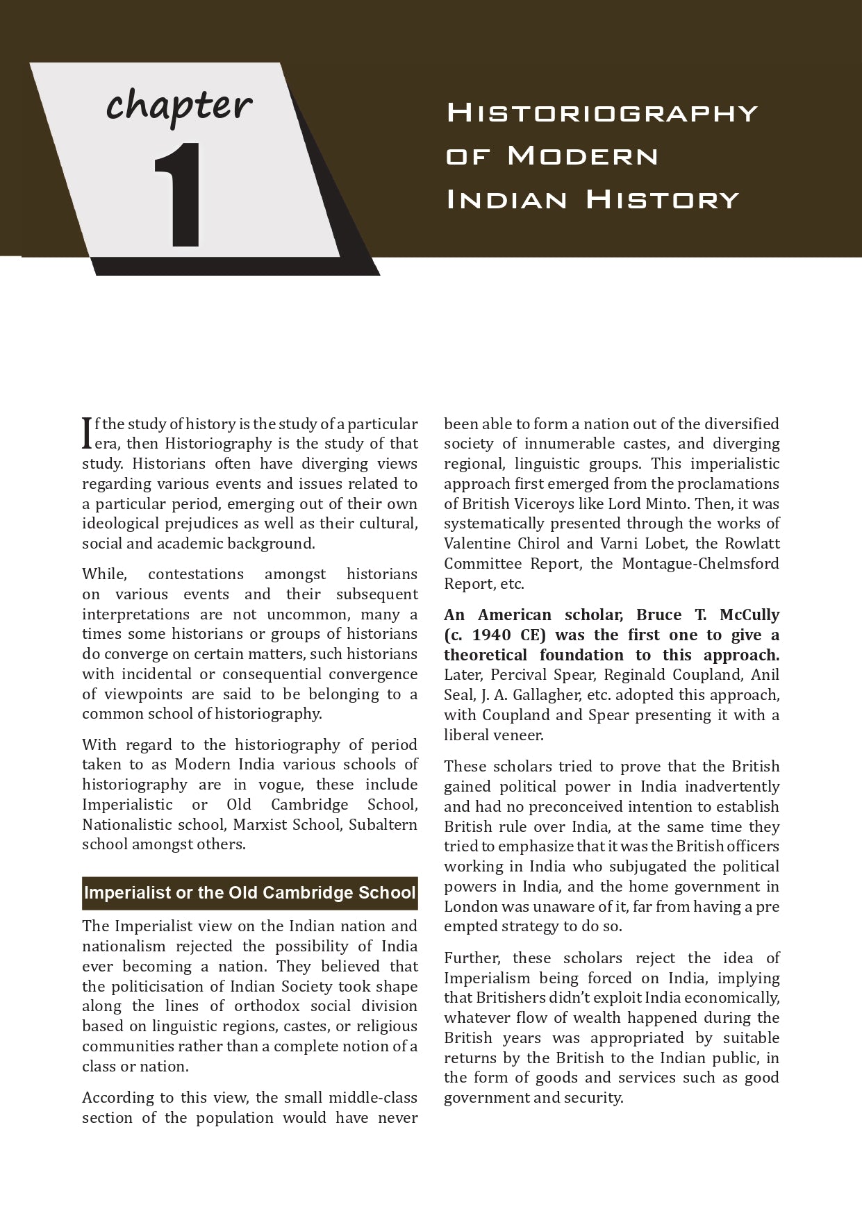 Modern India (English) Optional Book