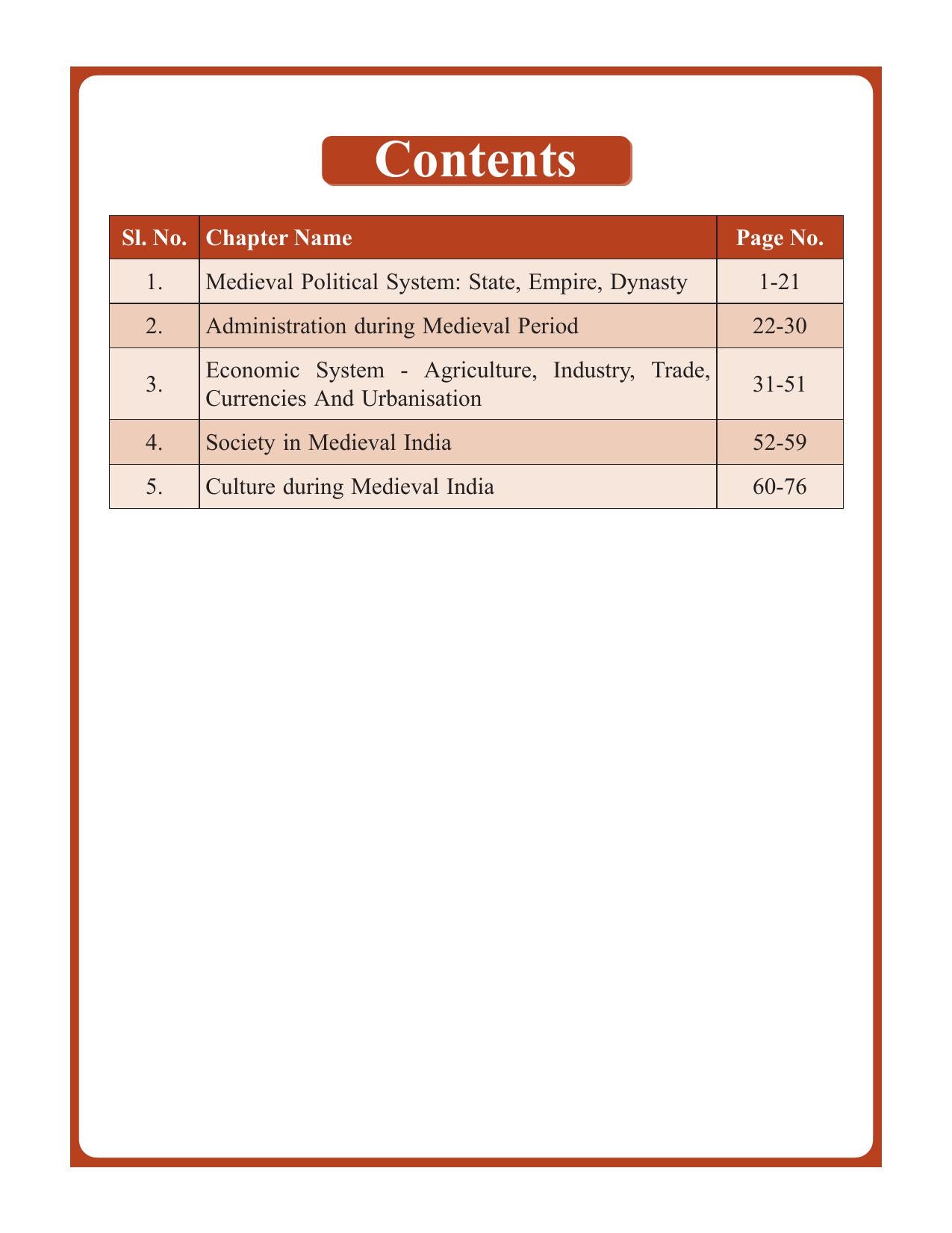 Medieval Indian History (English) Advance Foundation Book