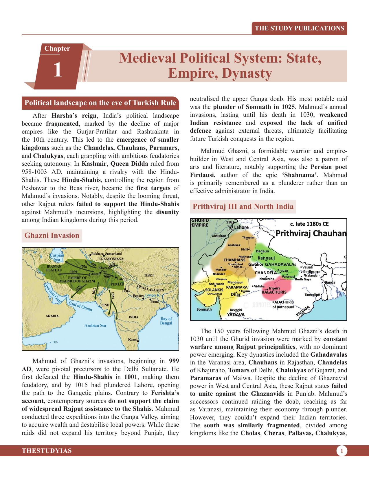 Medieval Indian History (English) Advance Foundation Book