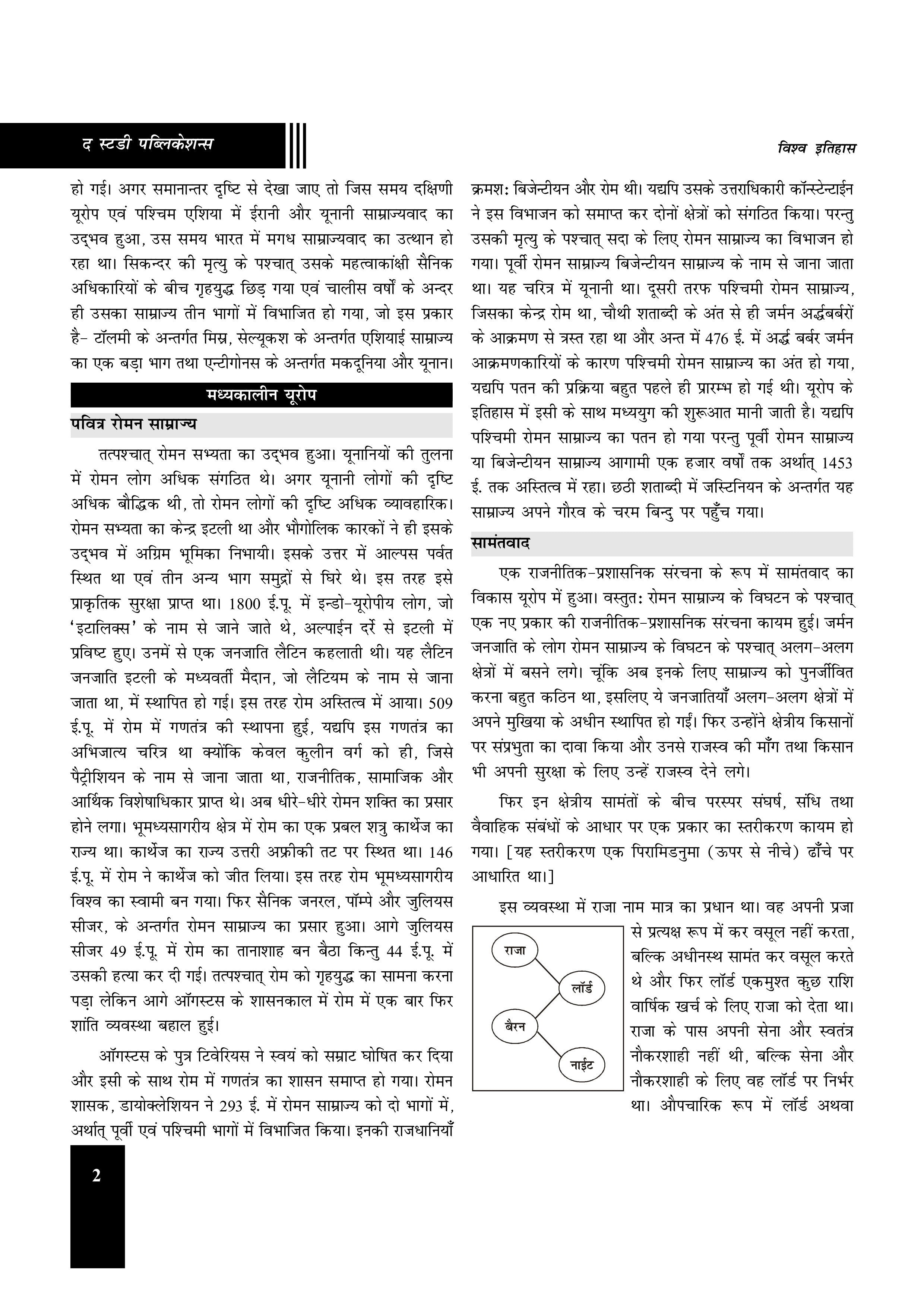 World History (Hindi) Optional Book